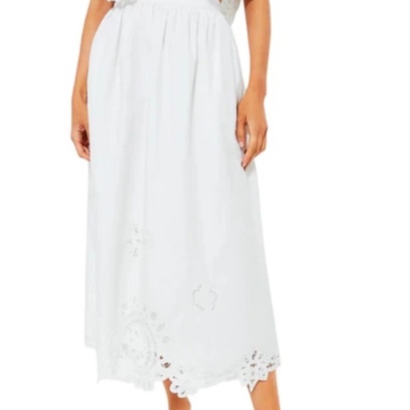 HUNTER BELL Cream A-Line Skirt - Picture 2 of 7